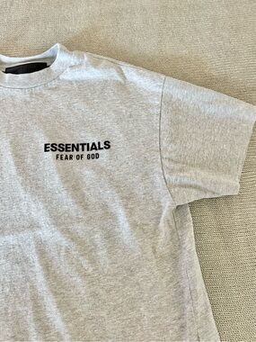 Essentials Fear of God Kids Gray Tee
